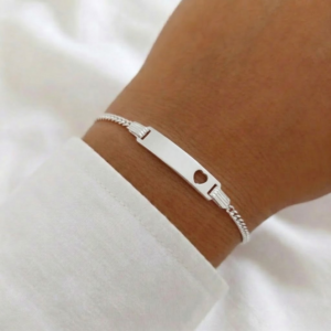 Pulsera identidad grabada para niña